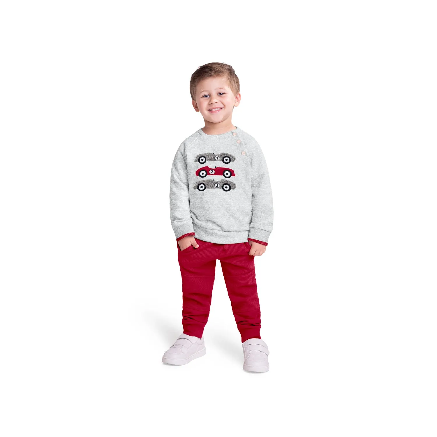 2 Piece Boys Racecar Top & Pants