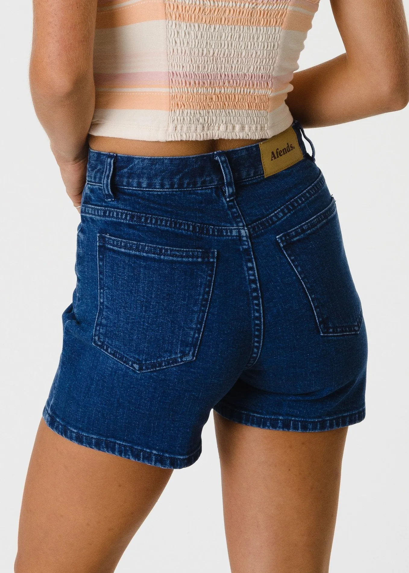 Afends Womens Nineties - Denim Short