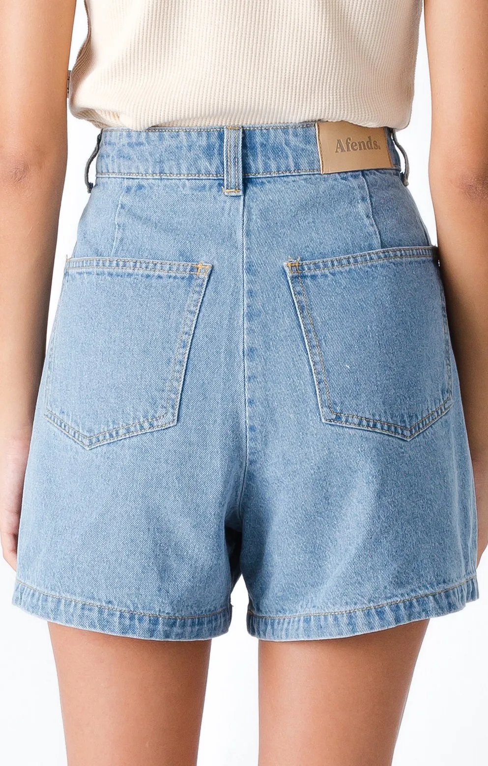 Afends Womens Seventy Two's - Denim Shorts