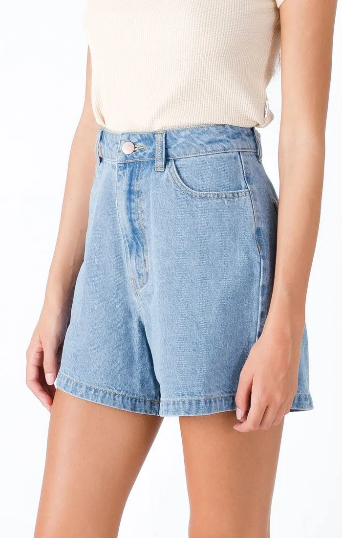 Afends Womens Seventy Two's - Denim Shorts