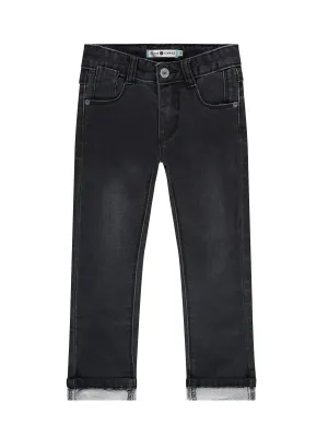 Babyface - Boys' black denim pants-SSA24507272