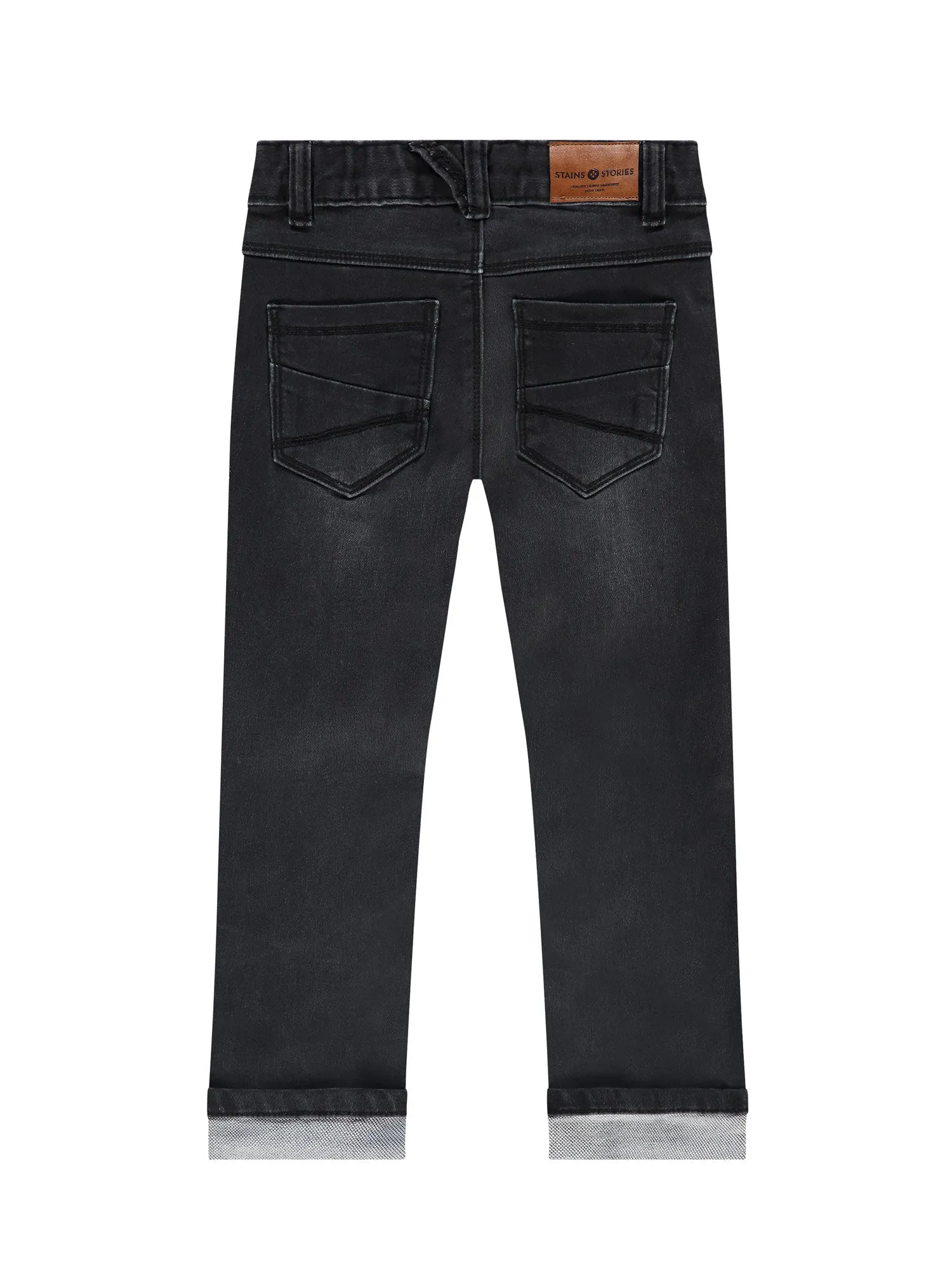 Babyface - Boys' black denim pants-SSA24507272