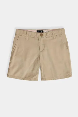 Beige Denim KIDS Shorts