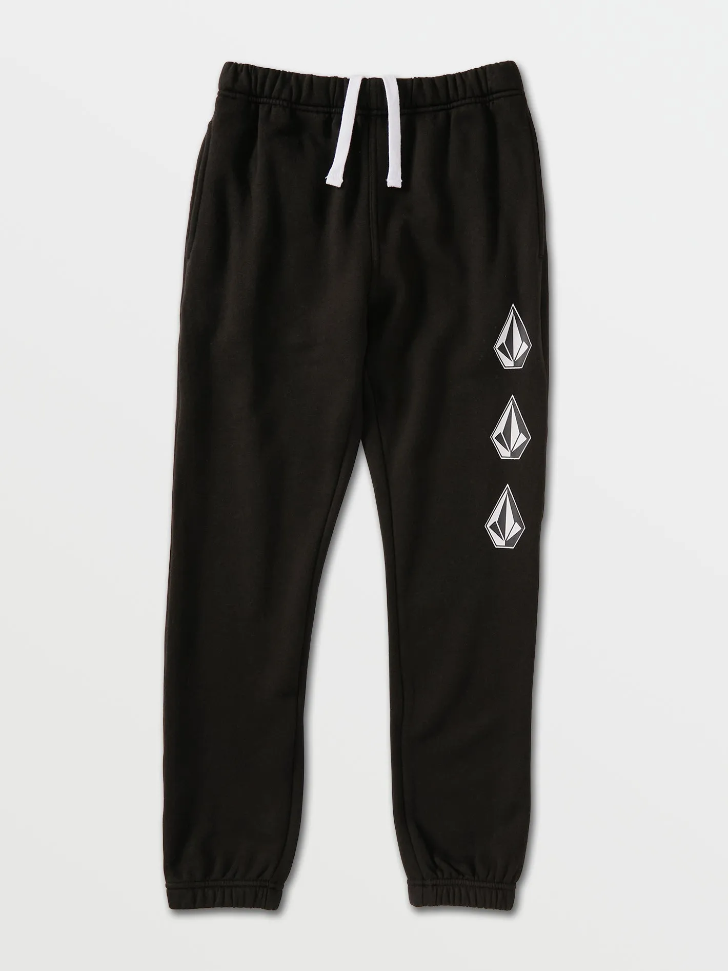 Big Boys Iconic Stone Fleece Pants - Black