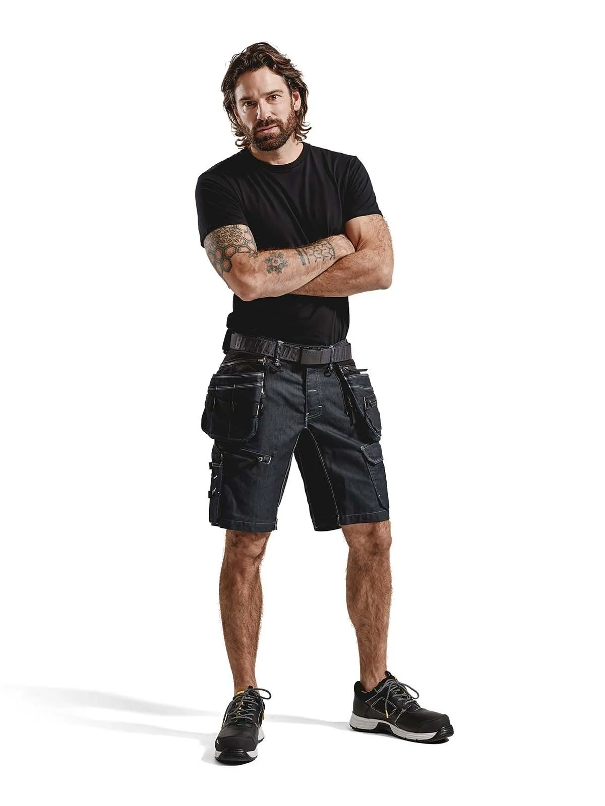 Bl&#xE5;kl&#xE4;der&#x20;1992-1141&#x20;Craftsman&#x20;Shorts&#x20;Stretch&#x20;Denim&#x20;-&#x20;Navy&#x20;Blue