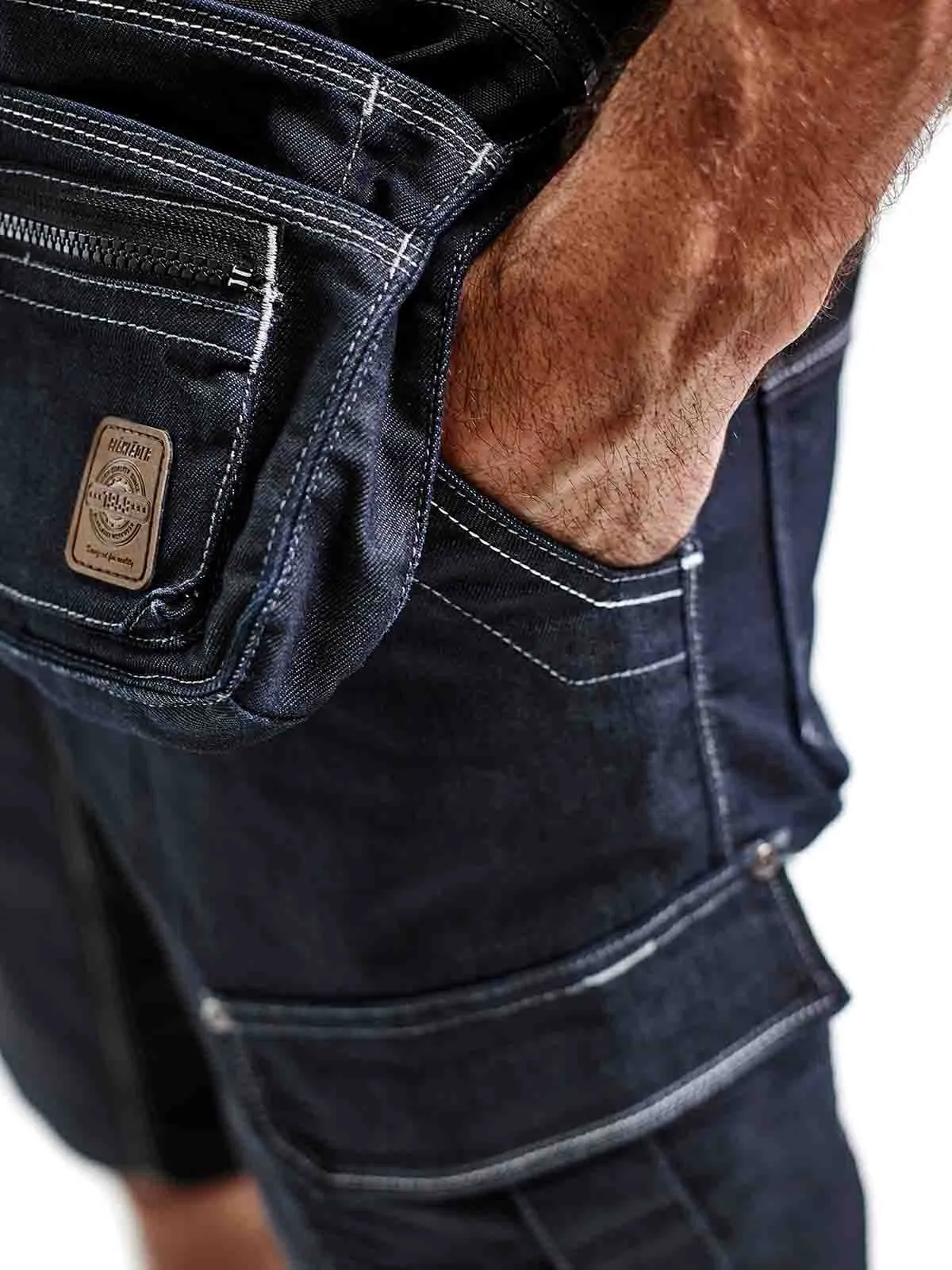 Bl&#xE5;kl&#xE4;der&#x20;1992-1141&#x20;Craftsman&#x20;Shorts&#x20;Stretch&#x20;Denim&#x20;-&#x20;Navy&#x20;Blue