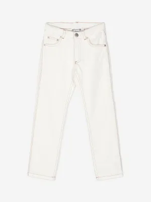 Bonpoint Boys Dewey Trousers in White