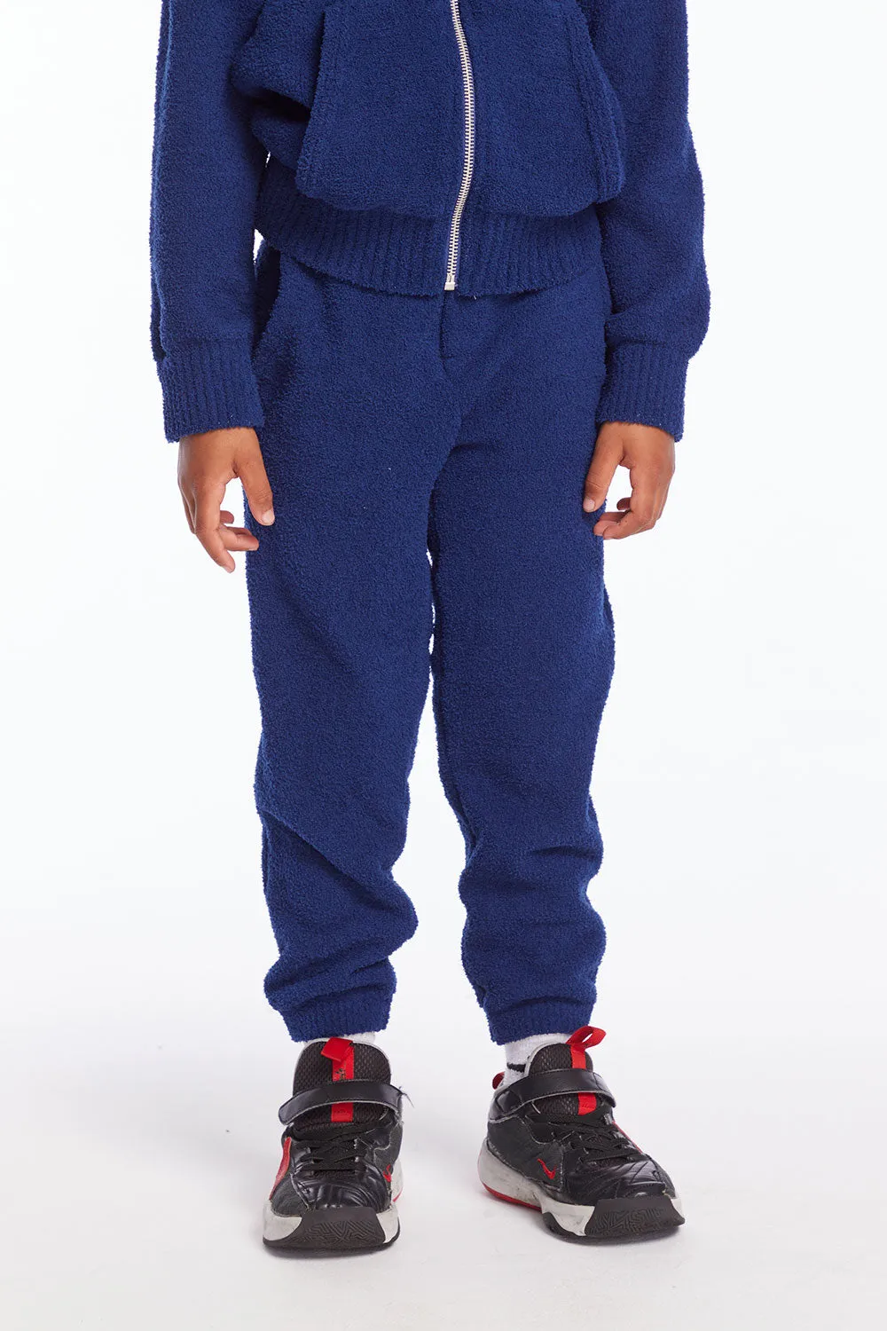 Boys Avalon Fuzzy Fleece Lounge Pant with Pocket