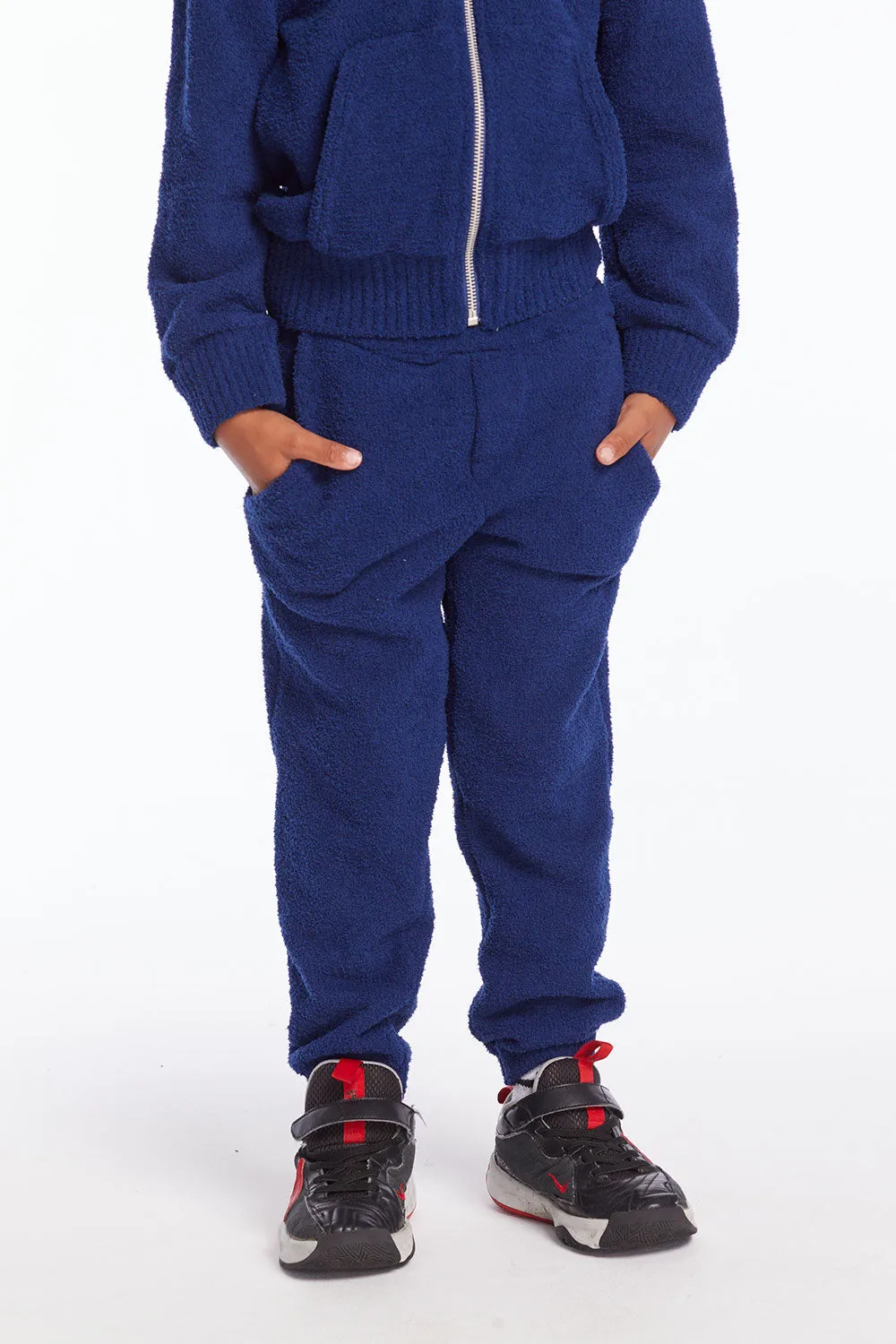 Boys Avalon Fuzzy Fleece Lounge Pant with Pocket