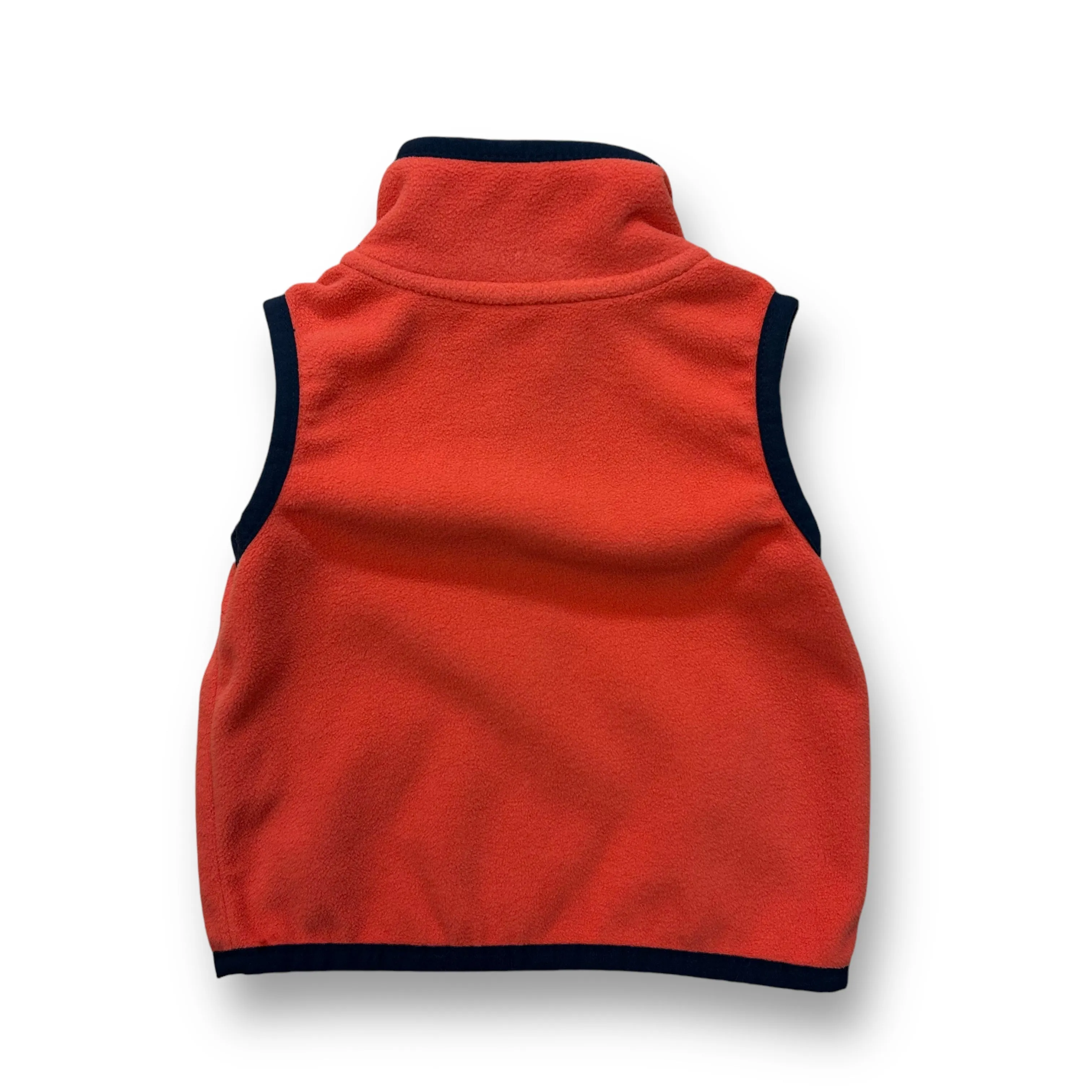 Boys Carter's Size 6 Months Orange Fleece Zippered Vest