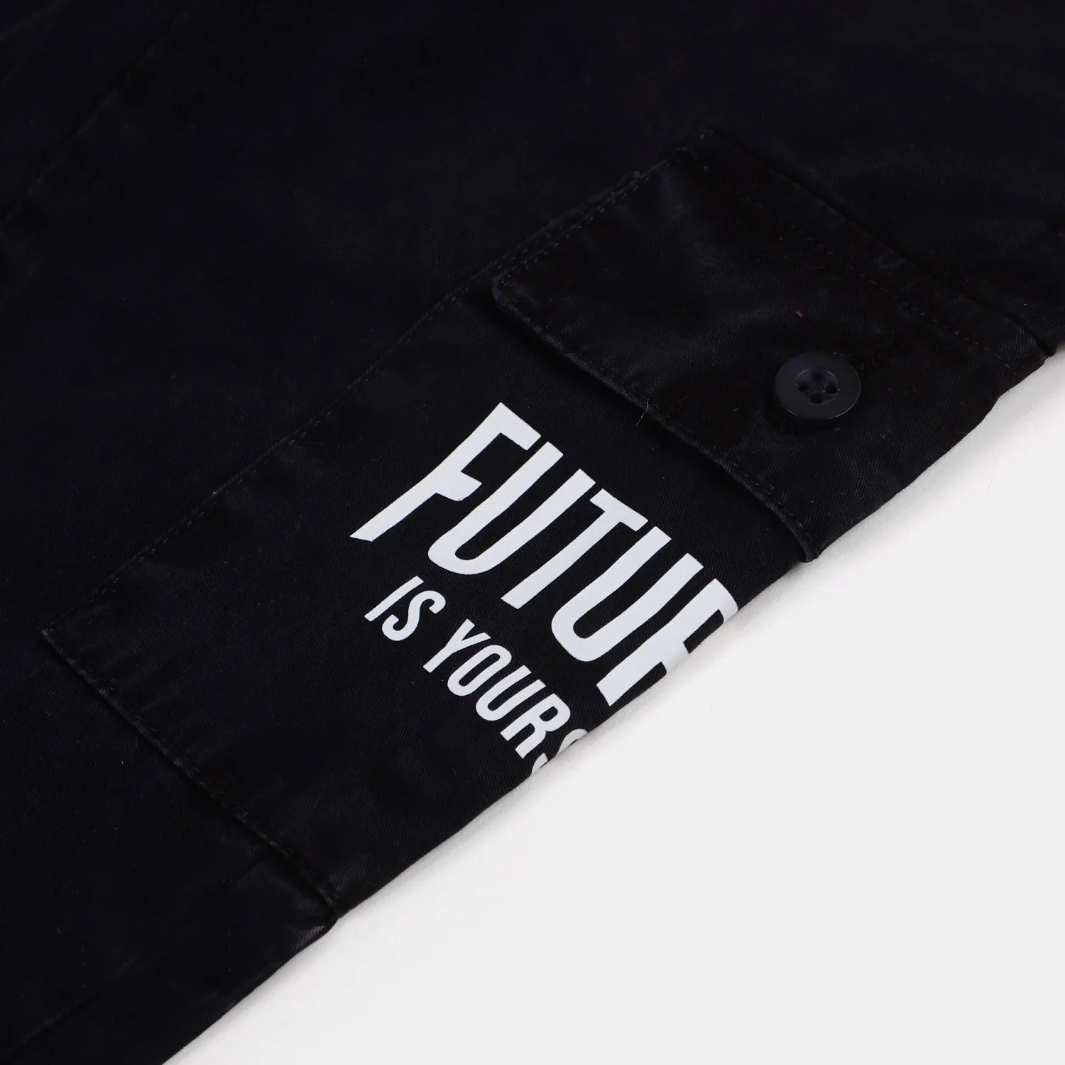 Boys Cotton Pant Future - NAVY