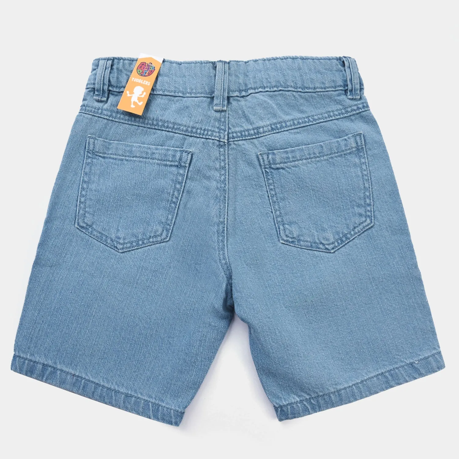 Boys Denim Short Basic -Light Blue