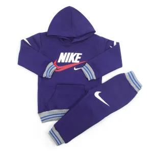 Boy's Fleece Pajama Suit - Purple