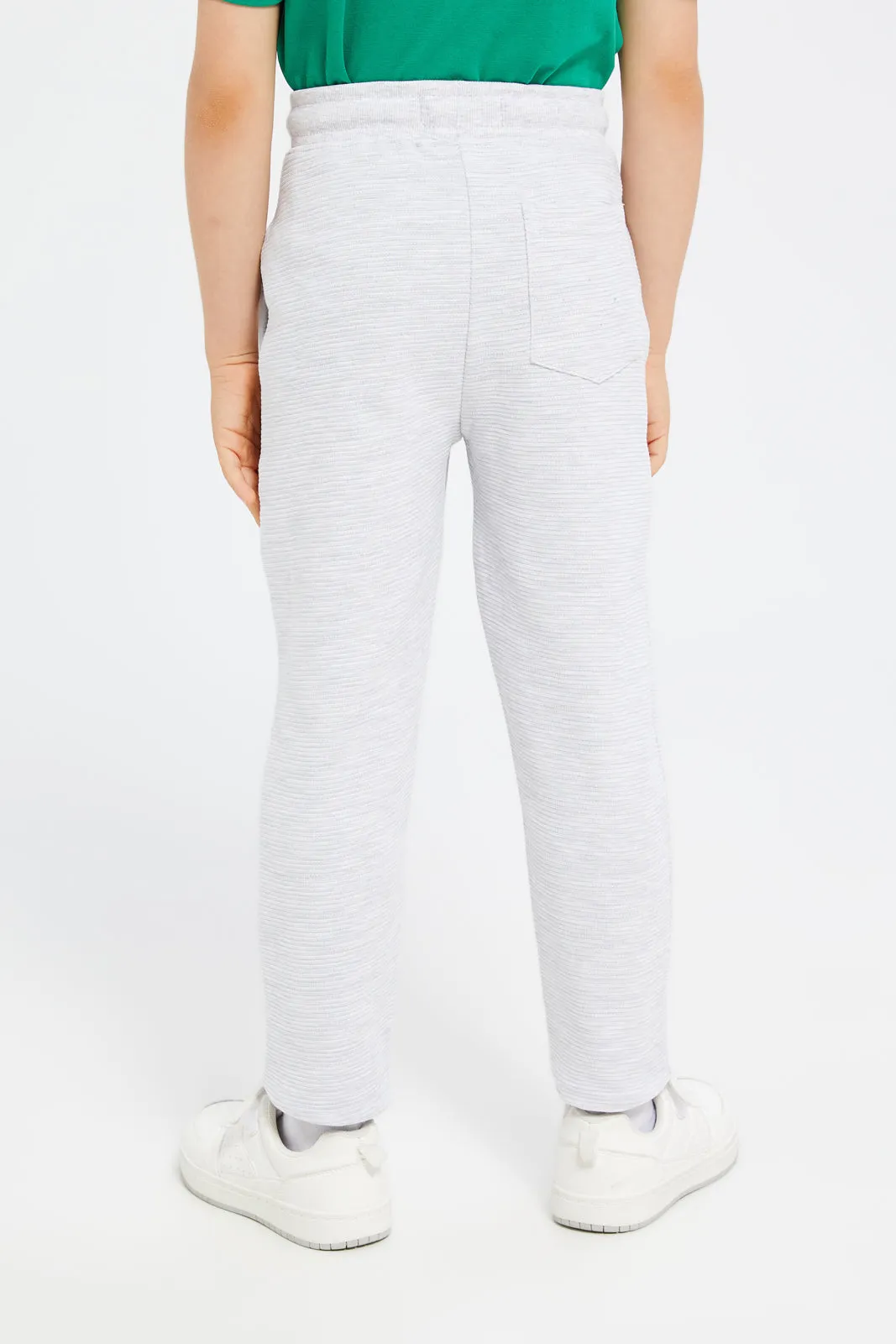 Boys Grey Track Pants