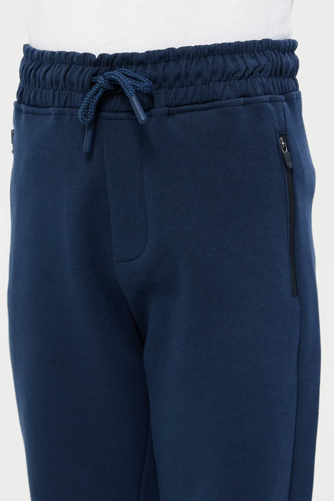 Boys Navy Pocket Jogger Pants