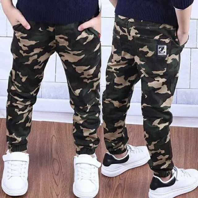 Boys Pants Teenage Boy Clothing Kids Camouflage