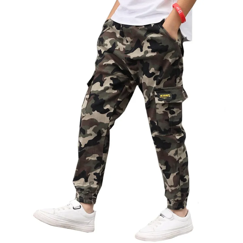 Boys Pants Teenage Boy Clothing Kids Camouflage