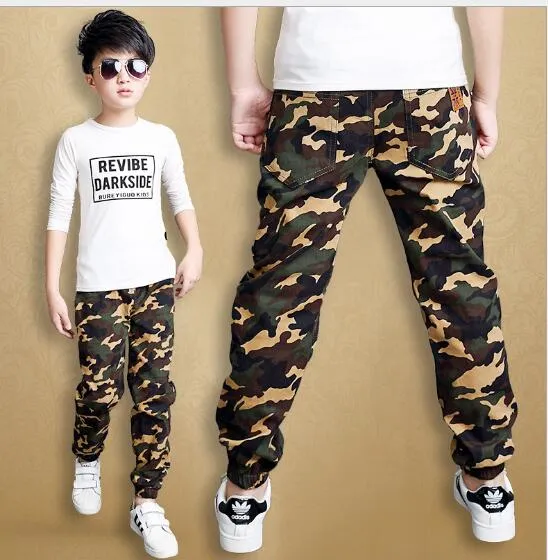 Boys Pants Teenage Boy Clothing Kids Camouflage