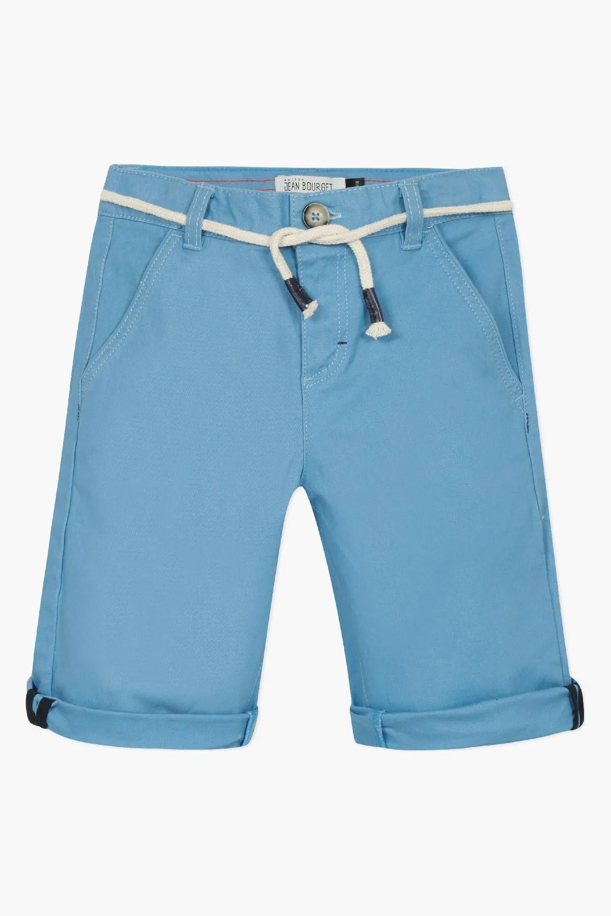 Boys Shorts Jean Bourget Chino - Ocean