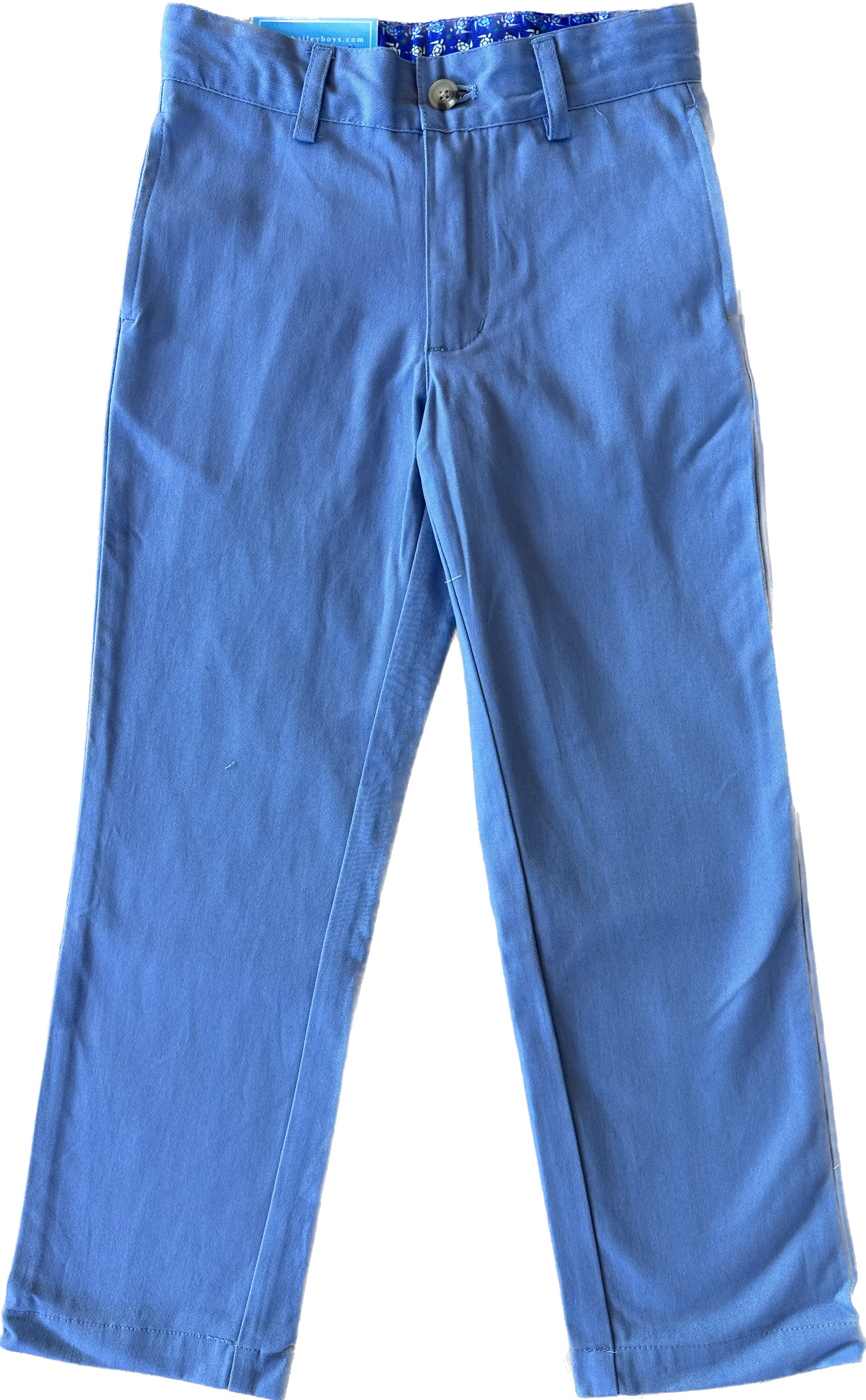 Boys Twill Pant - Dusty Blue