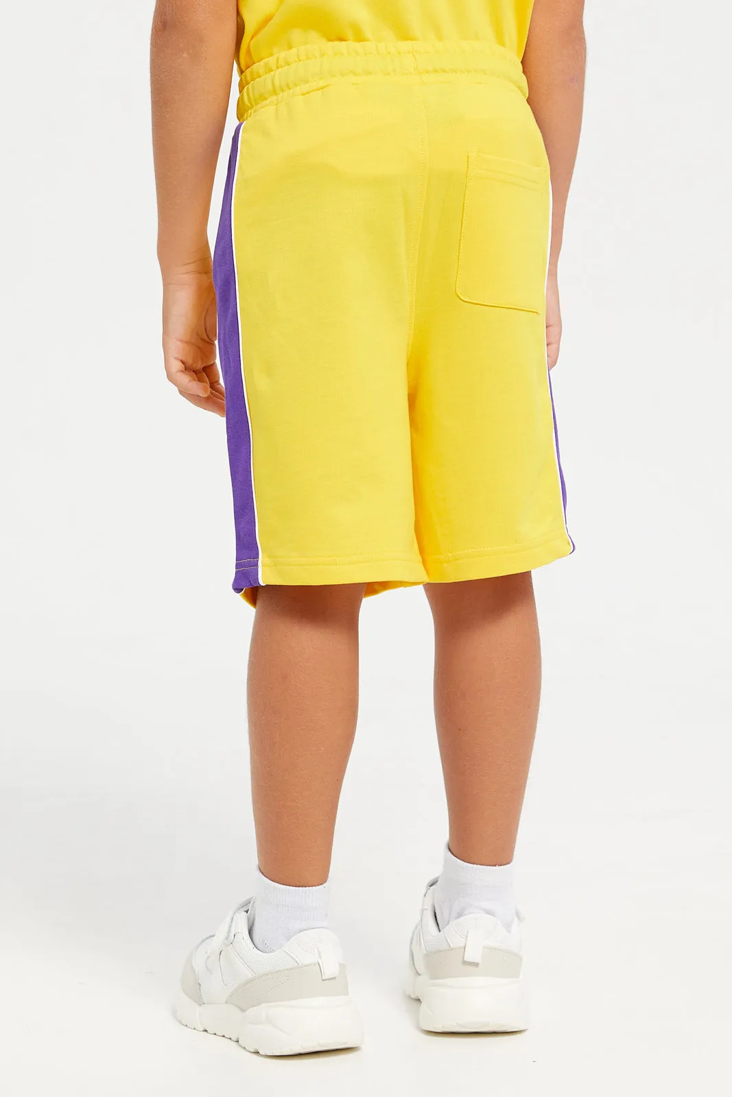 Boys Yellow Lakers Short