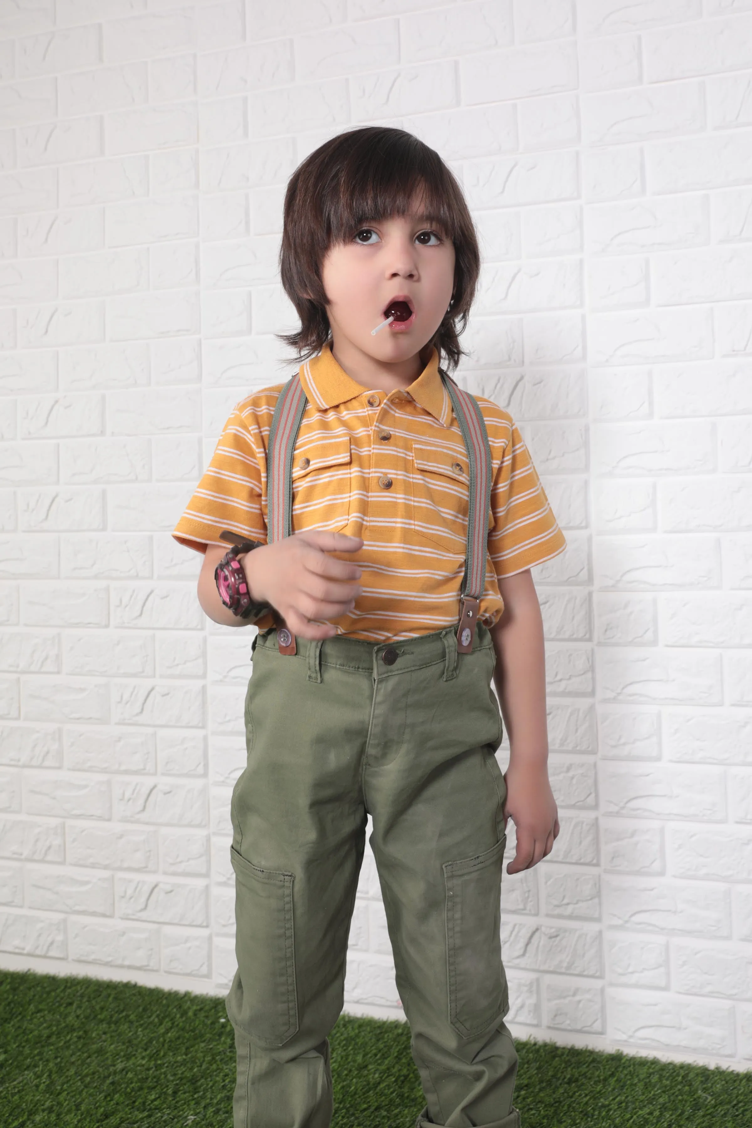 Cargo Pants with Suspenders