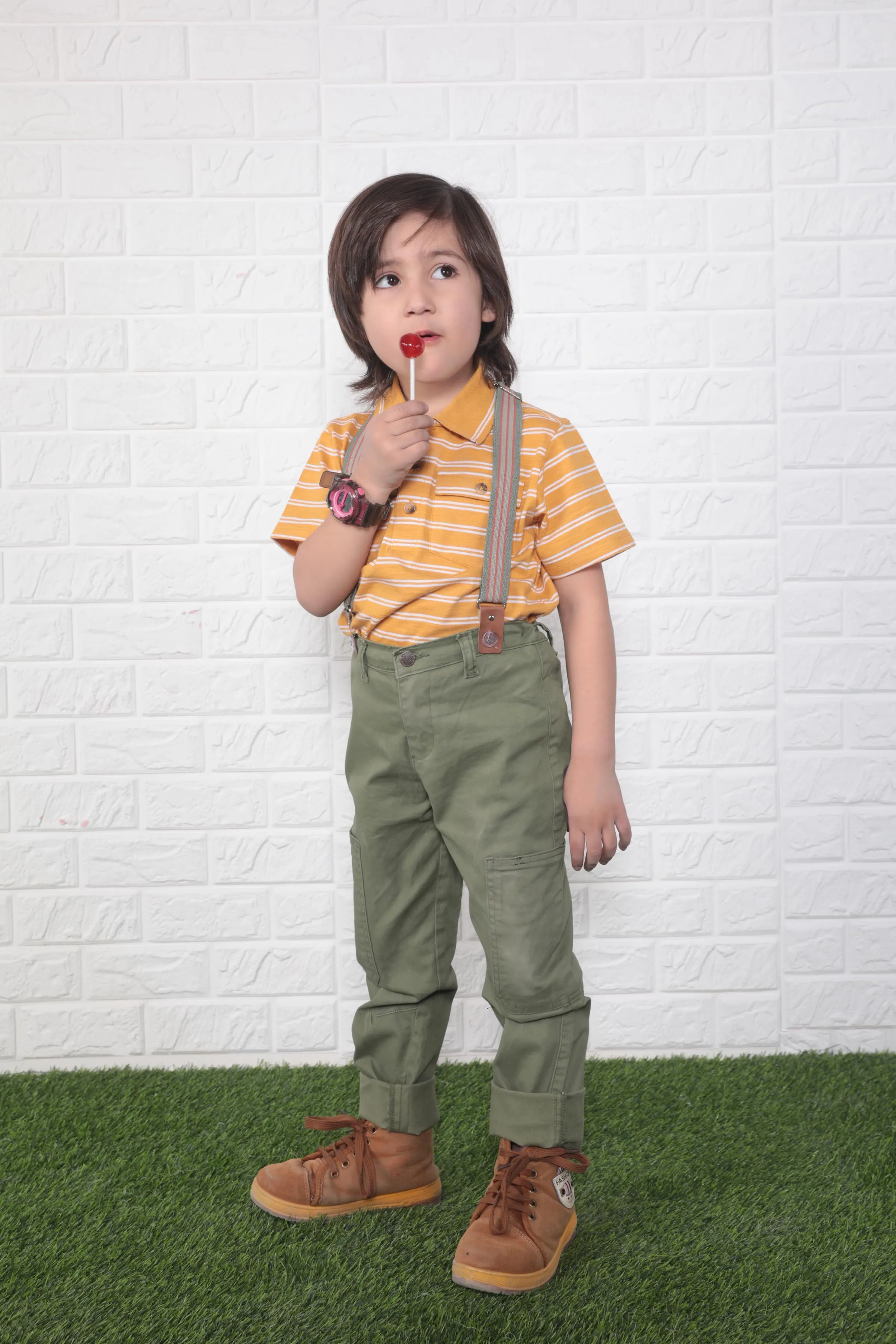 Cargo Pants with Suspenders