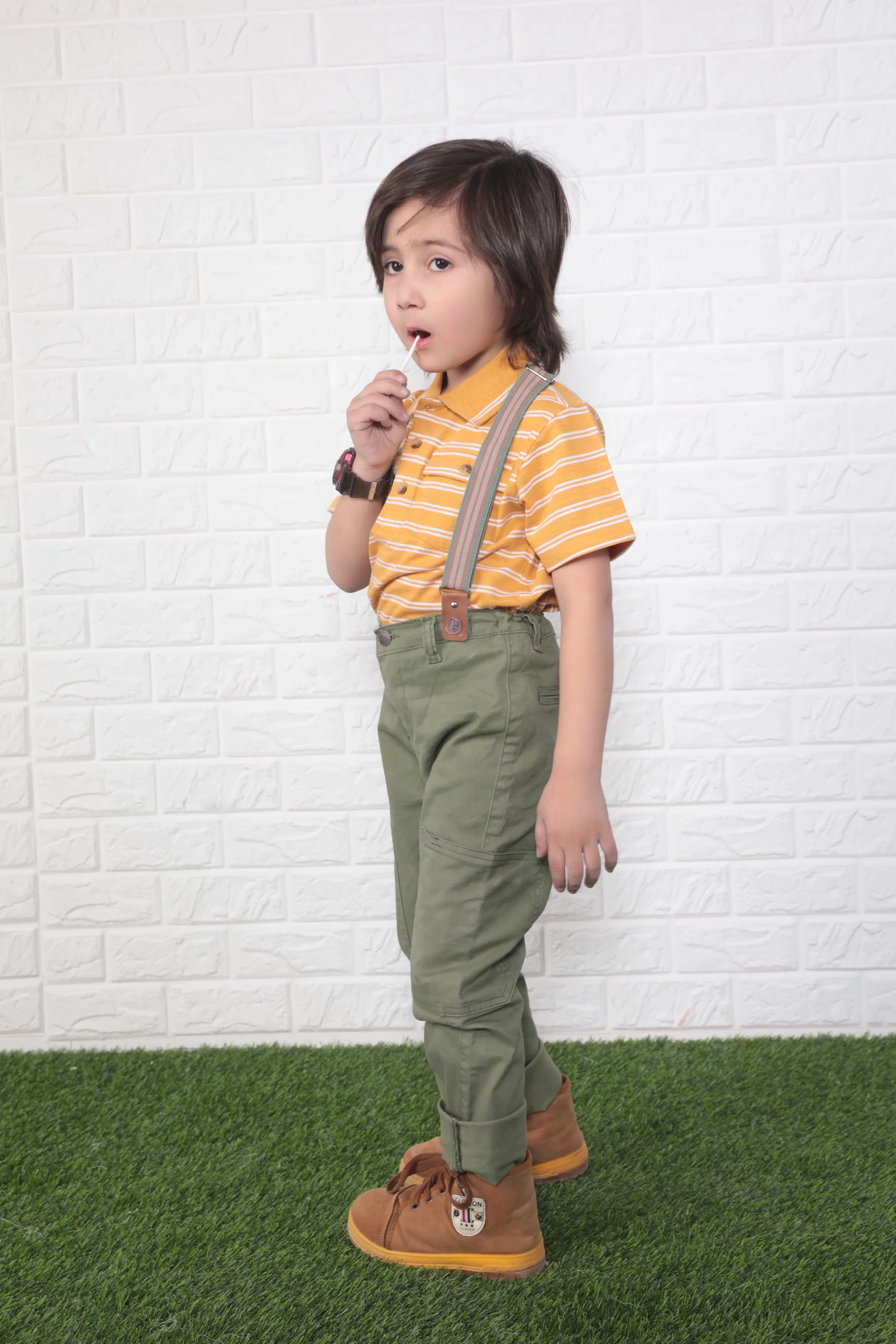 Cargo Pants with Suspenders