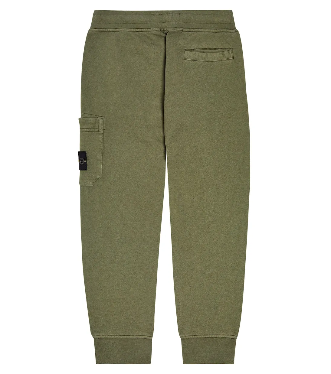 Compass cotton fleece sweatpants Stone Island Junior, green