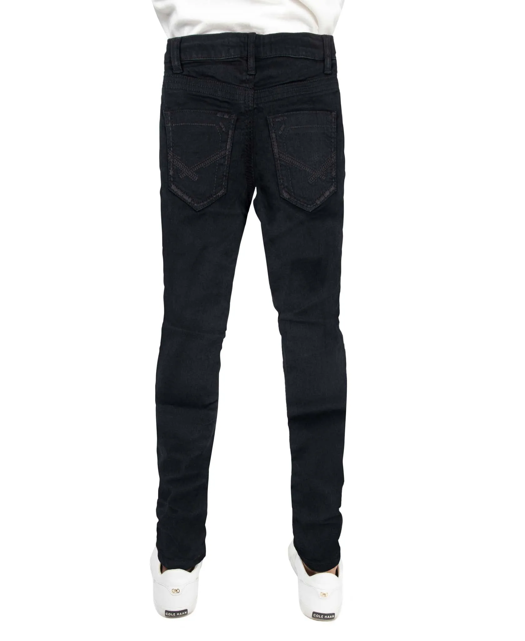 CULTURA Kid's Slim Fit Washed Stretch Denim Pants