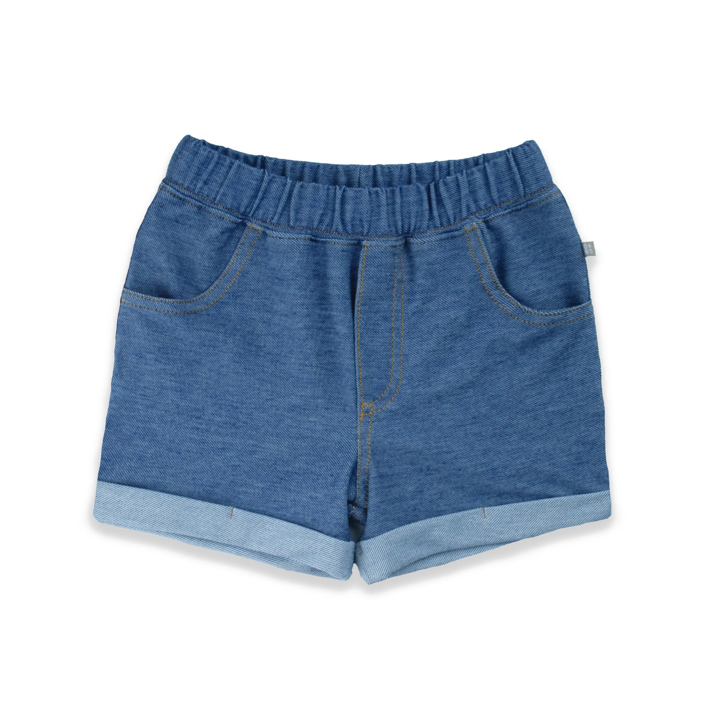 Denim Toddler Cuff Shorts