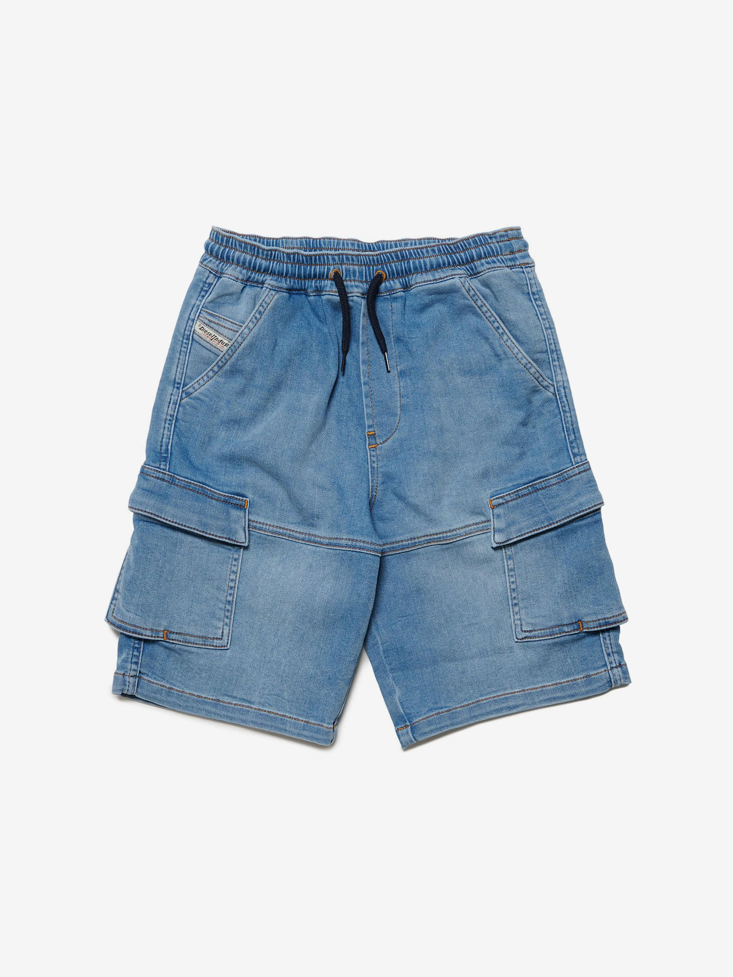 Diesel Boys JoggJean® Drawstring Shorts in Blue