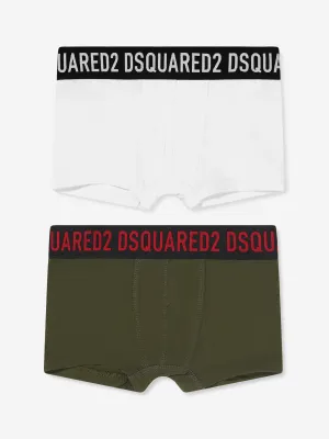 Dsquared2 Boys Logo Boxer Shorts Set