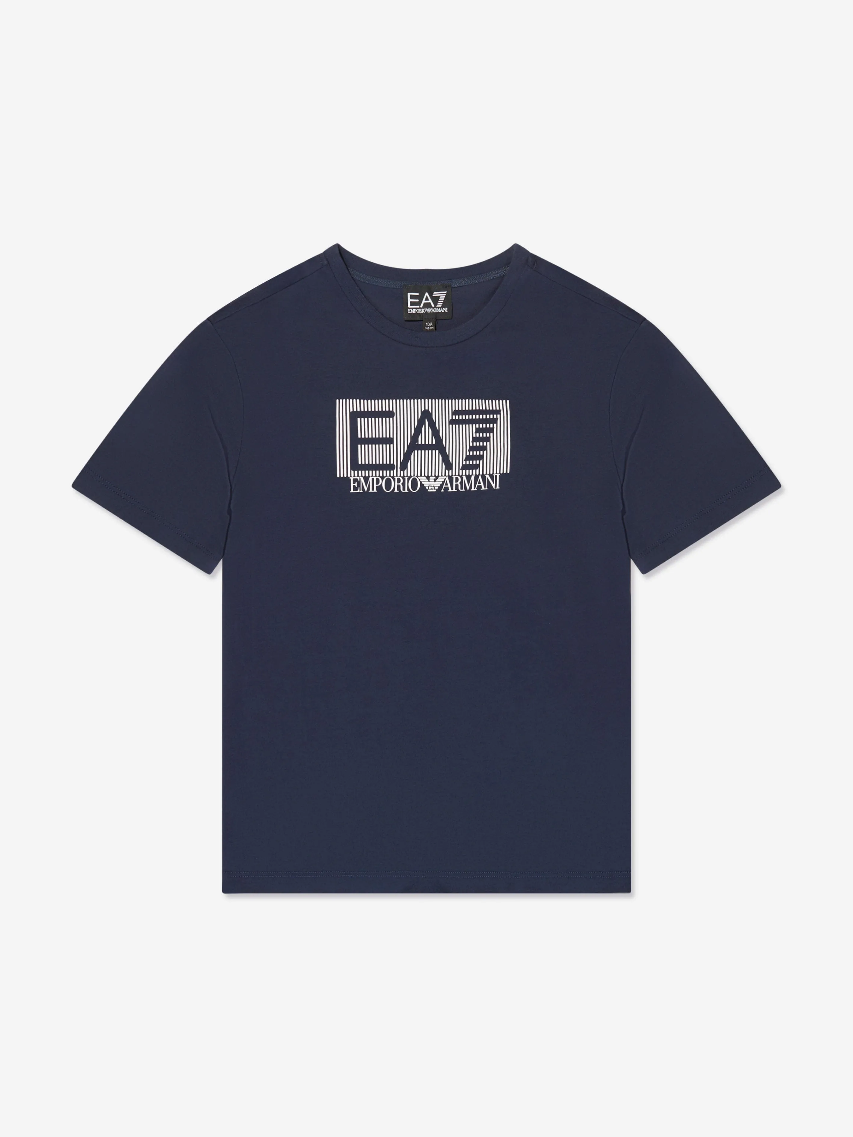 EA7 Emporio Armani Boys Train Visibility T-Shirt And Shorts Set in Navy