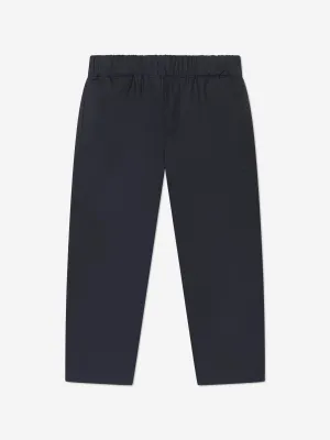 Emporio Armani Boys Chino Trousers In Navy