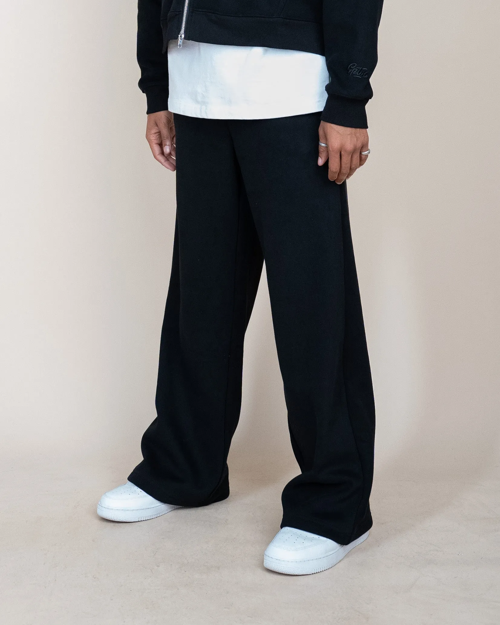 EPTM PERFECT BAGGY FLEECE PANTS - BLACK