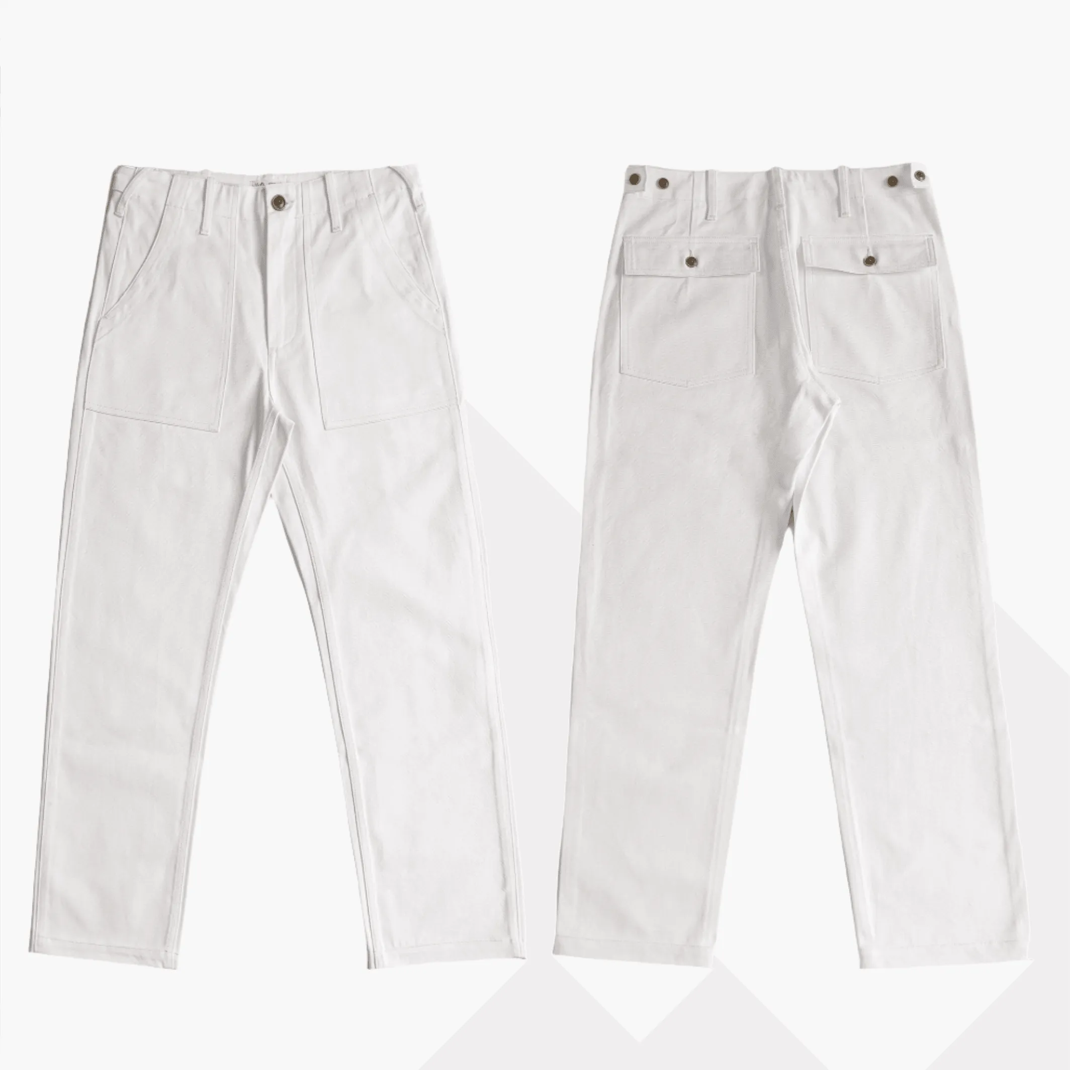 FISHBONE CARGO STRAIGHT PANTS PENN