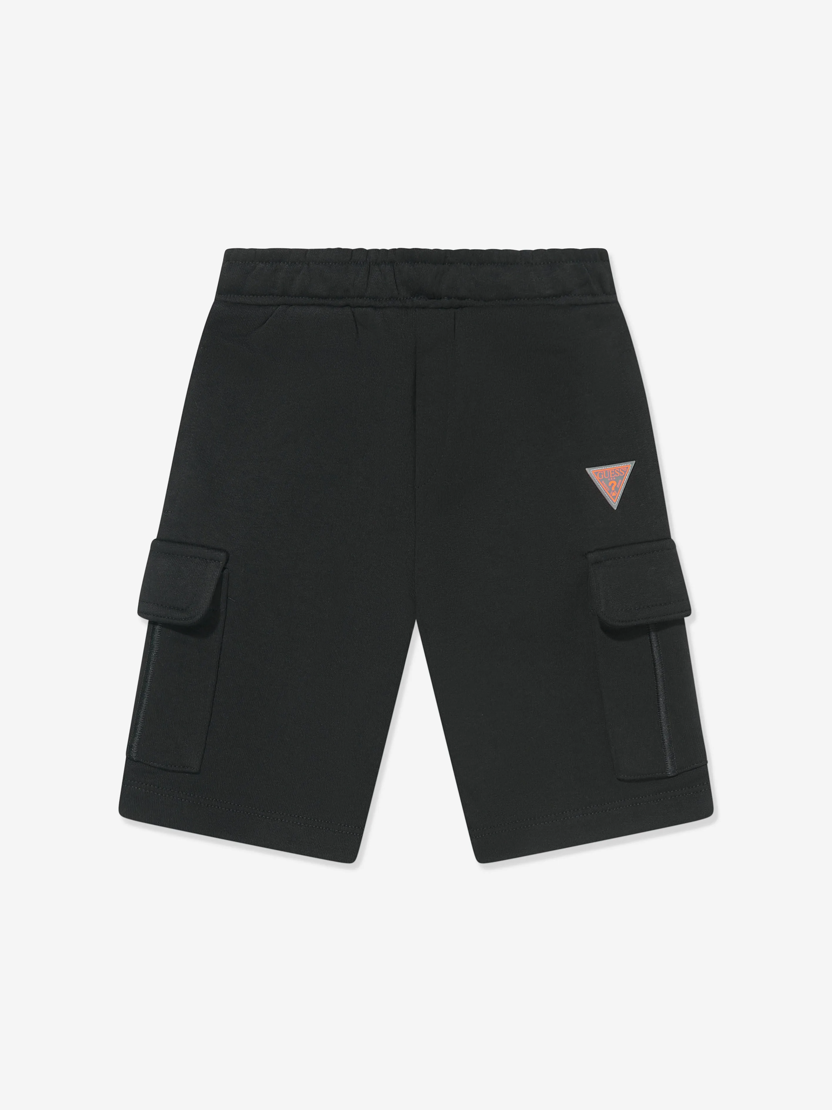 Guess Boys Cargo Shorts in Black