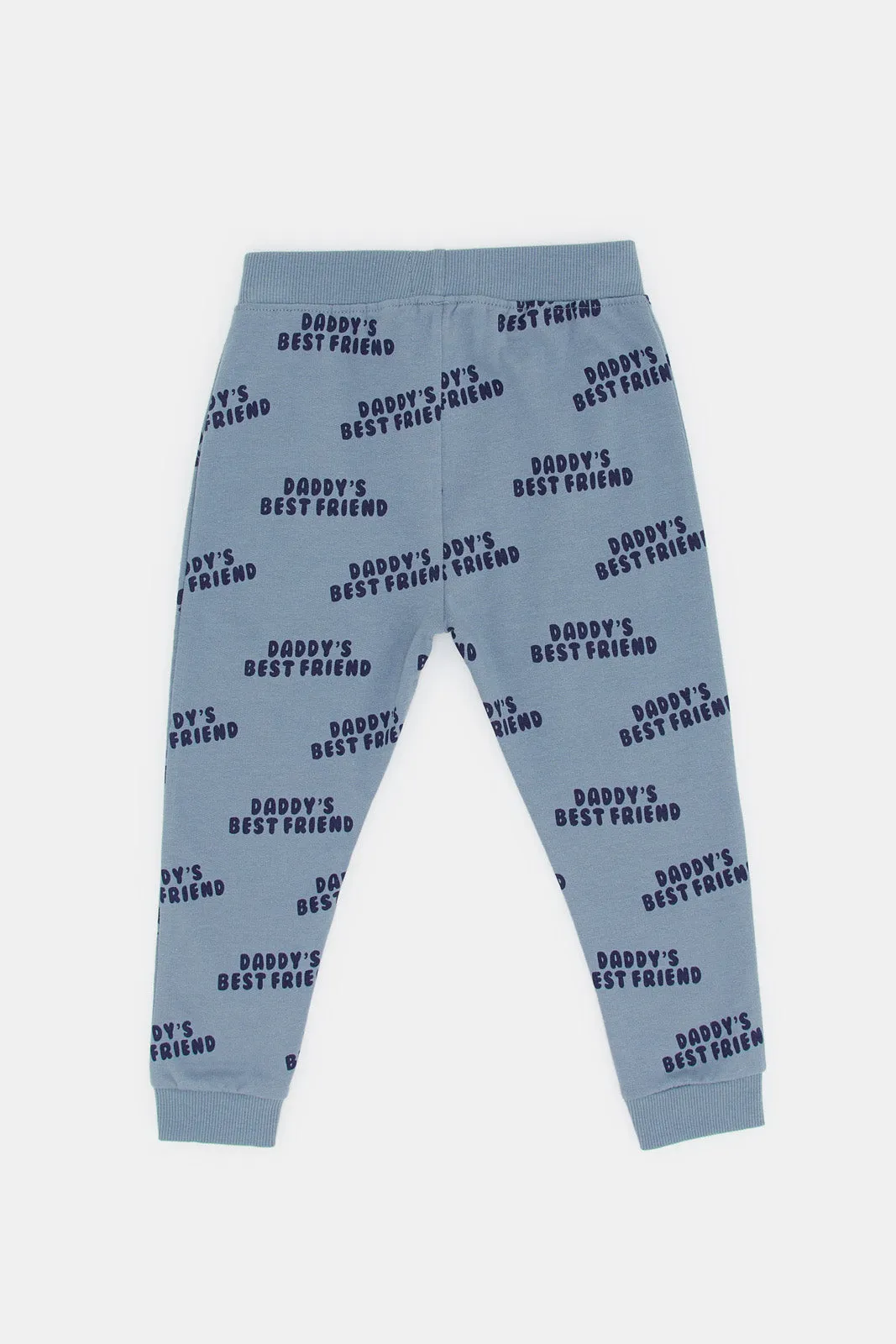 Infant Boys Blue Daddy's Best Friend Jogger Pants