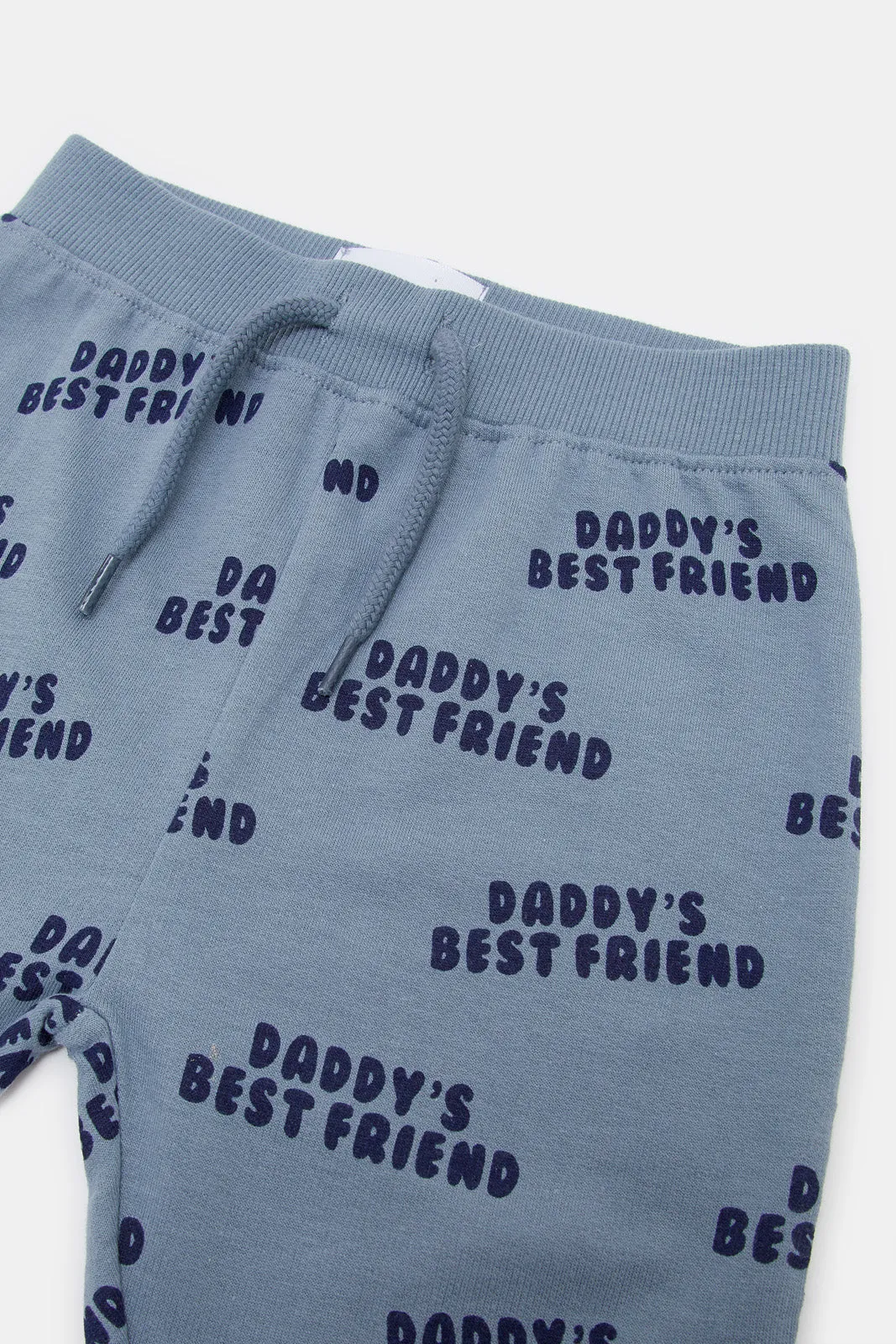 Infant Boys Blue Daddy's Best Friend Jogger Pants