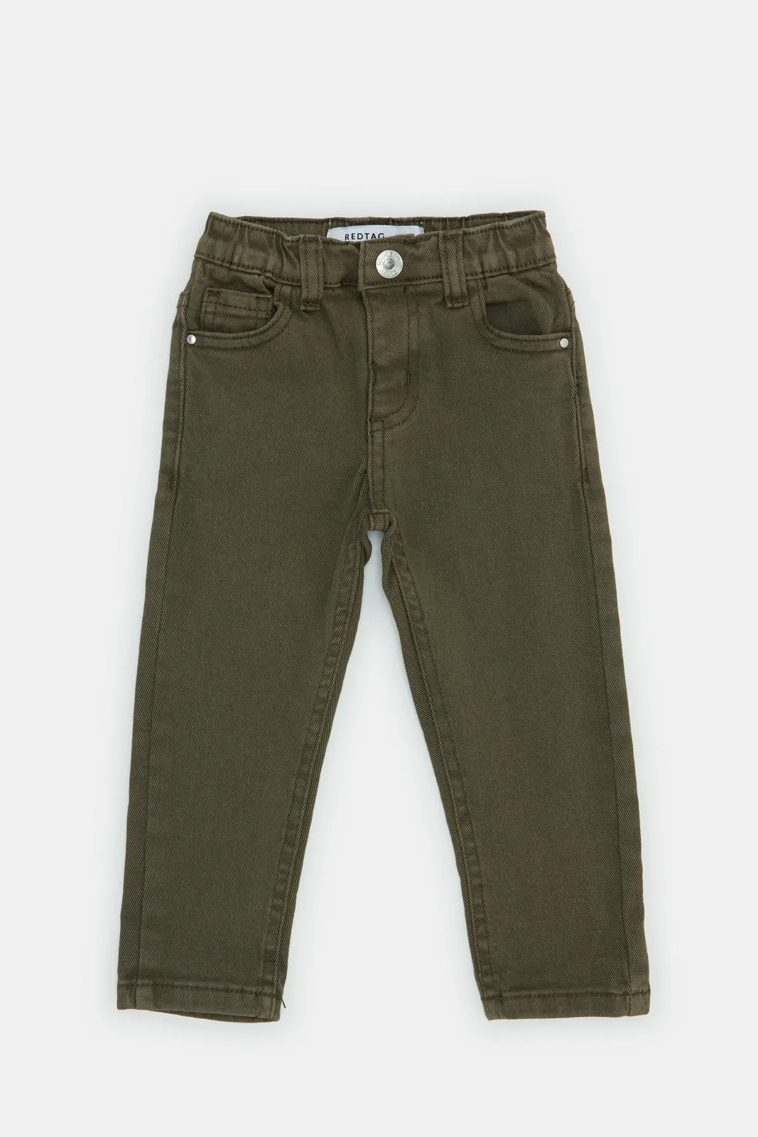 Infant Boys Olive Denim Pants