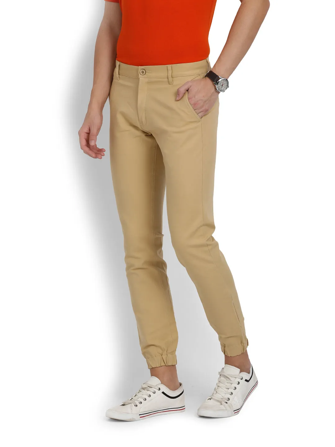 JDC Casual Solid Jogger Trouser