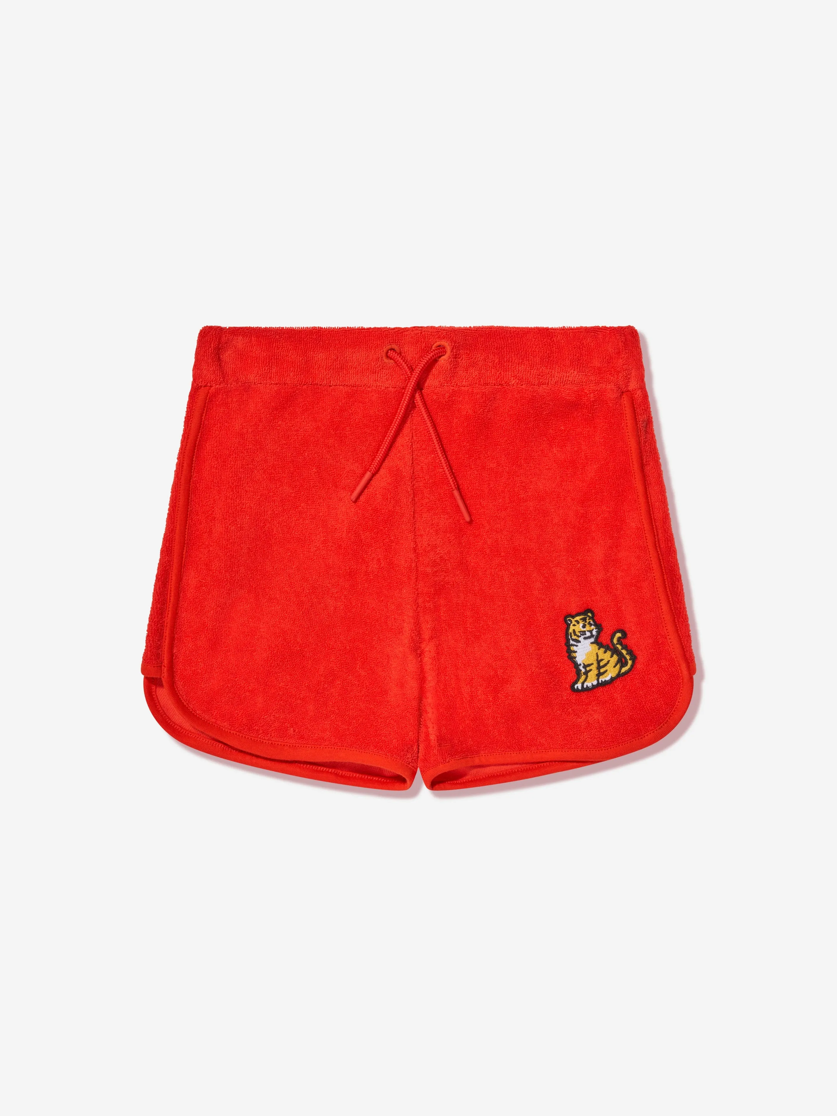 KENZO Boys Kotora Shorts in Red