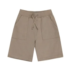 Khaki French Terry Shorts