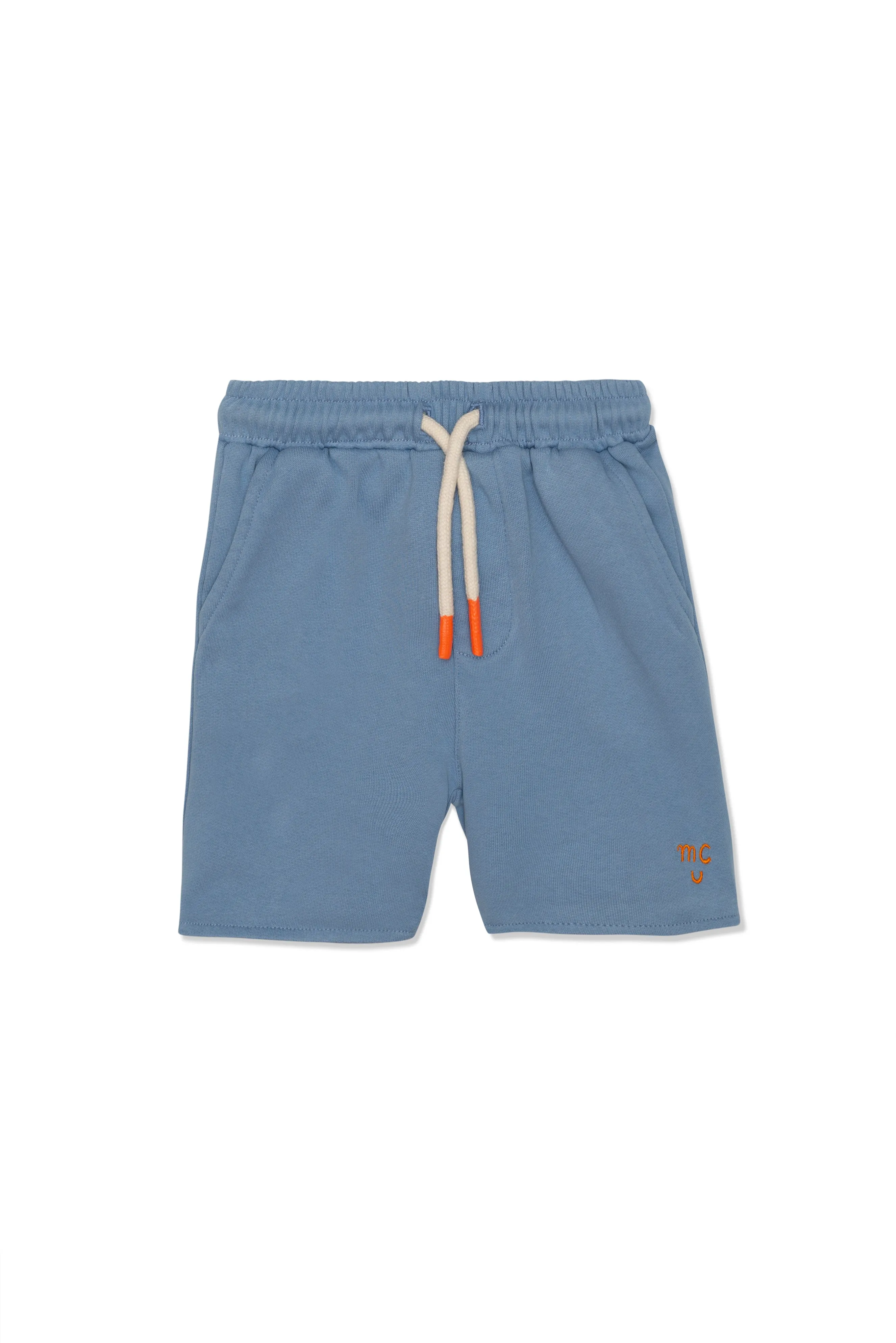 KID SHORTS-Faded Denim