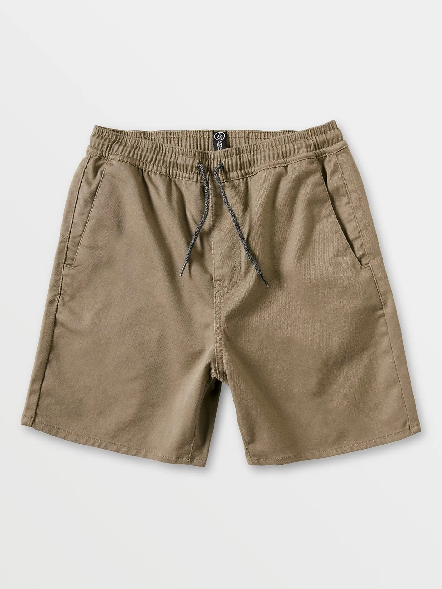 Little Boys Frickin Elastic Waist Shorts - Khaki