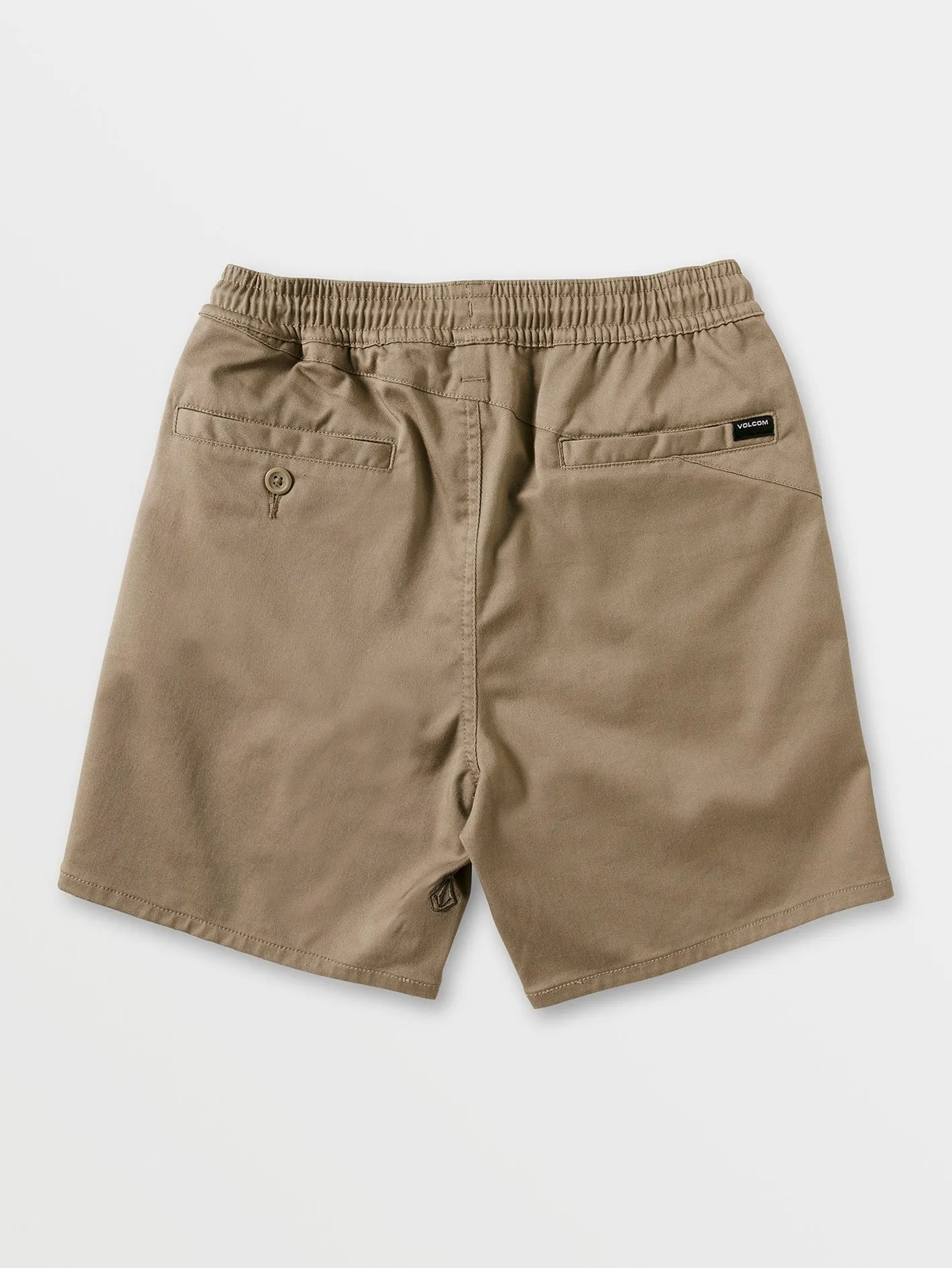 Little Boys Frickin Elastic Waist Shorts - Khaki