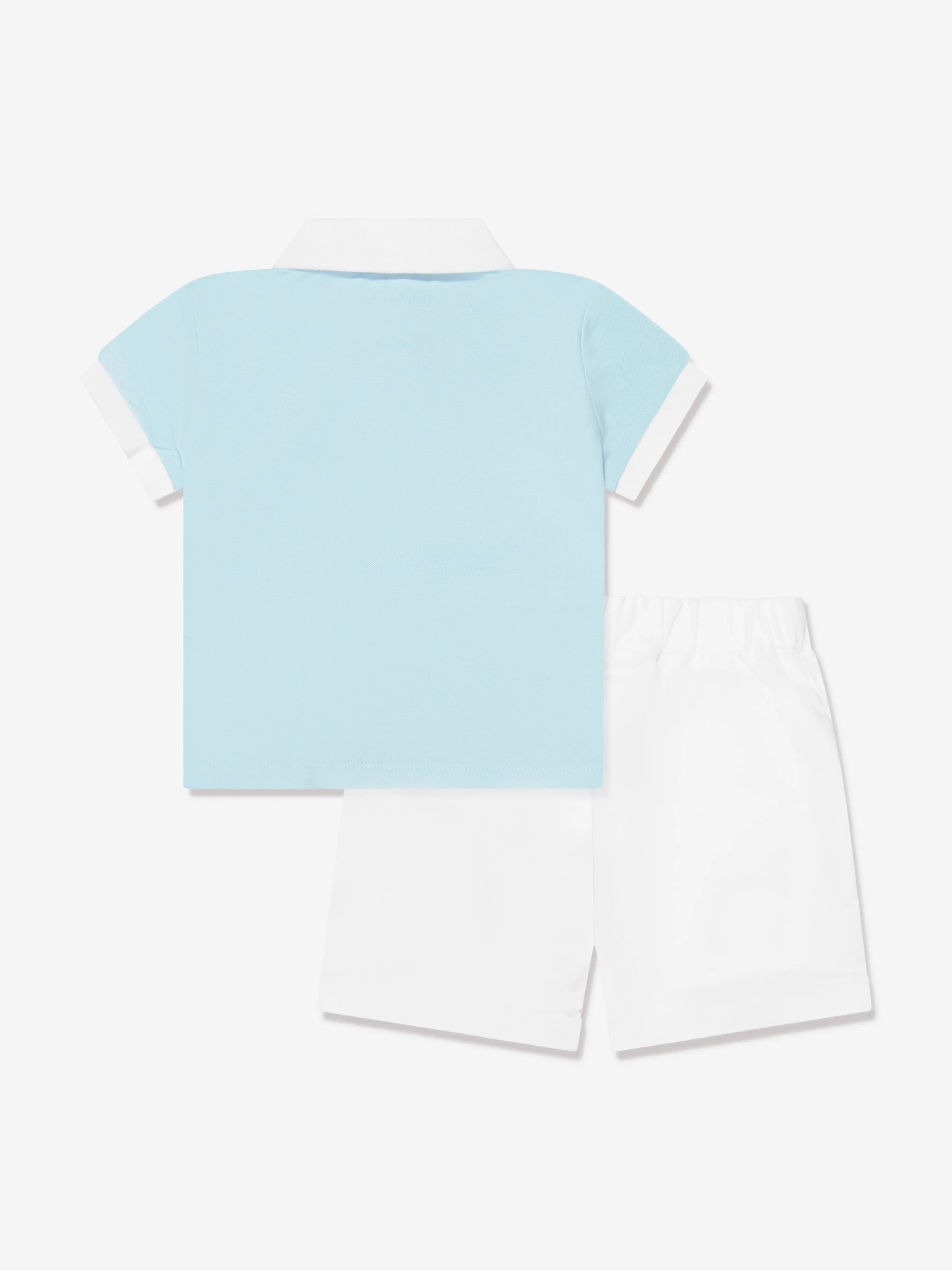 Moschino Baby Boys Polo Shirt And Shorts Set in Blue