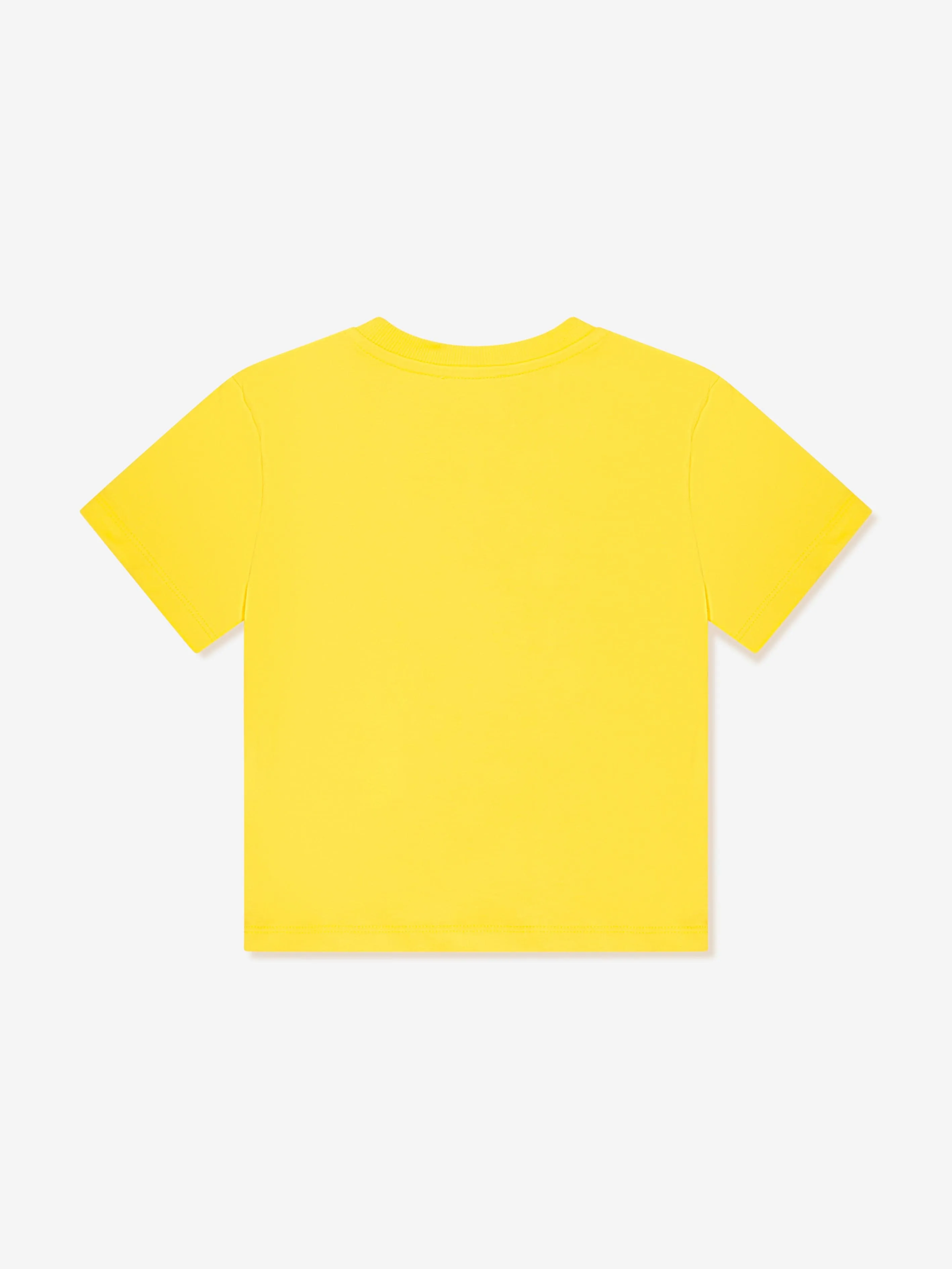 Moschino Kids Teddy Print T-Shirt in Yellow