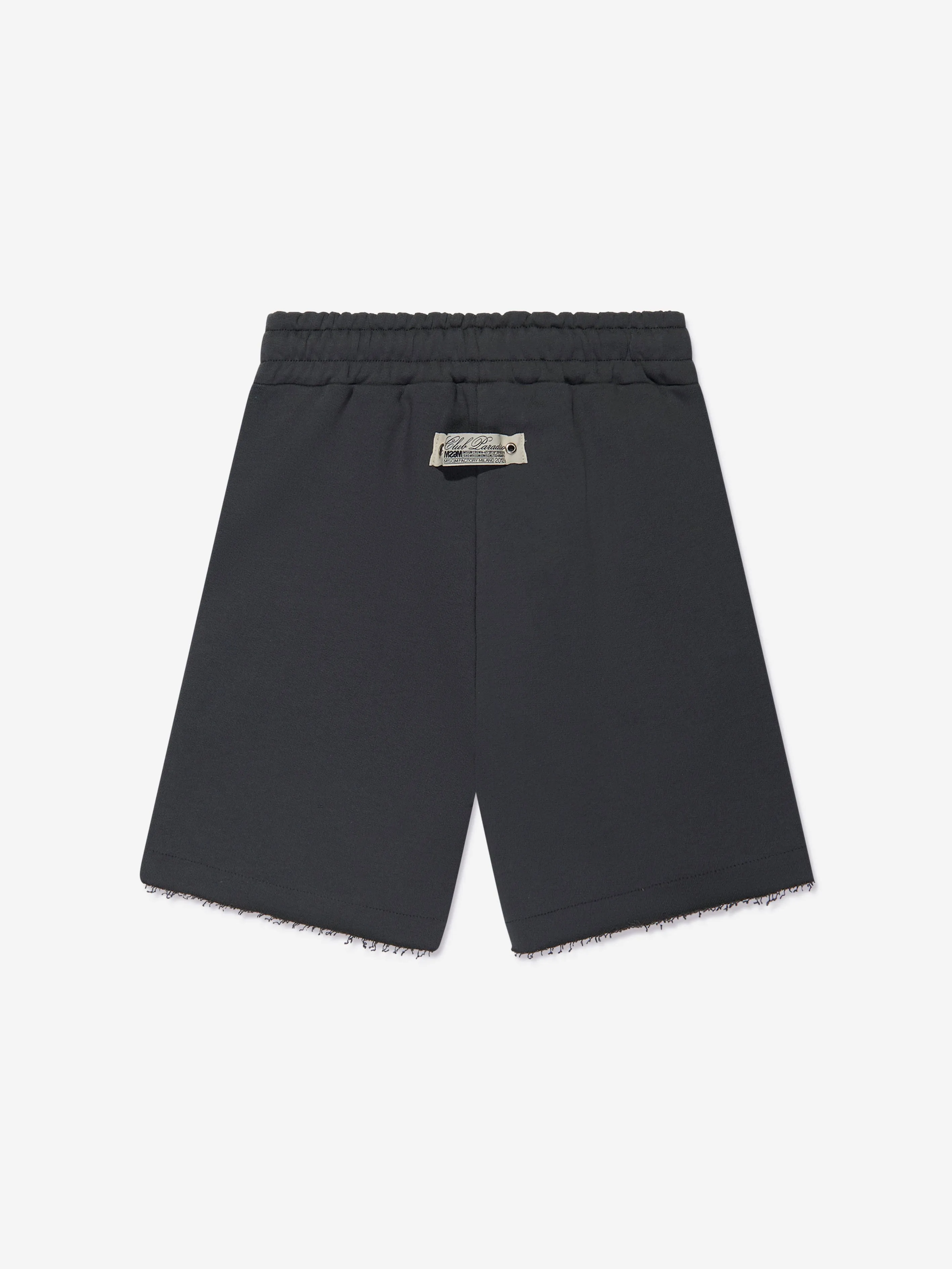 MSGM Boys Fleece Bermuda Shorts in Grey